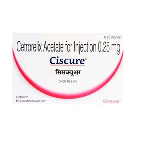 Ciscure 0.25mg Injection