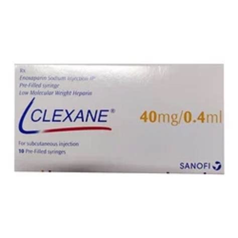 Clexane 40mg Injection