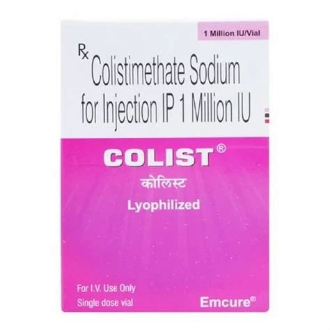 Colist 1MIU Injection
