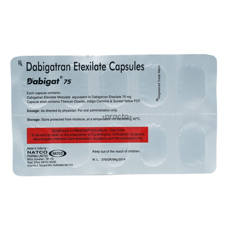 Dabigat 75mg Capsule