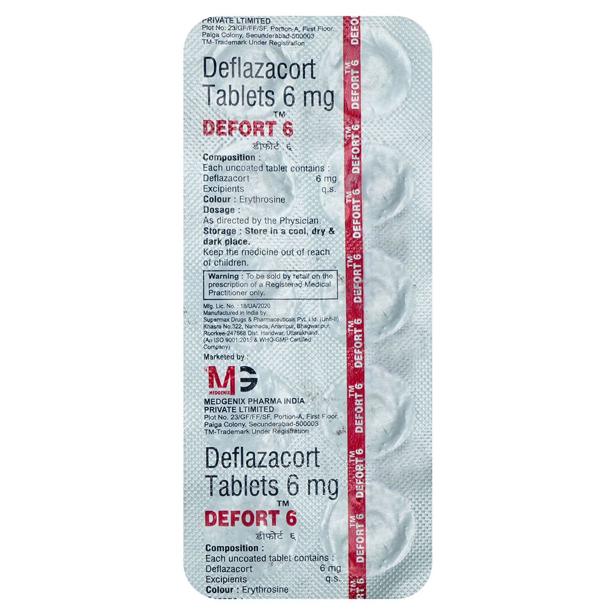 Defort 6mg Tablet