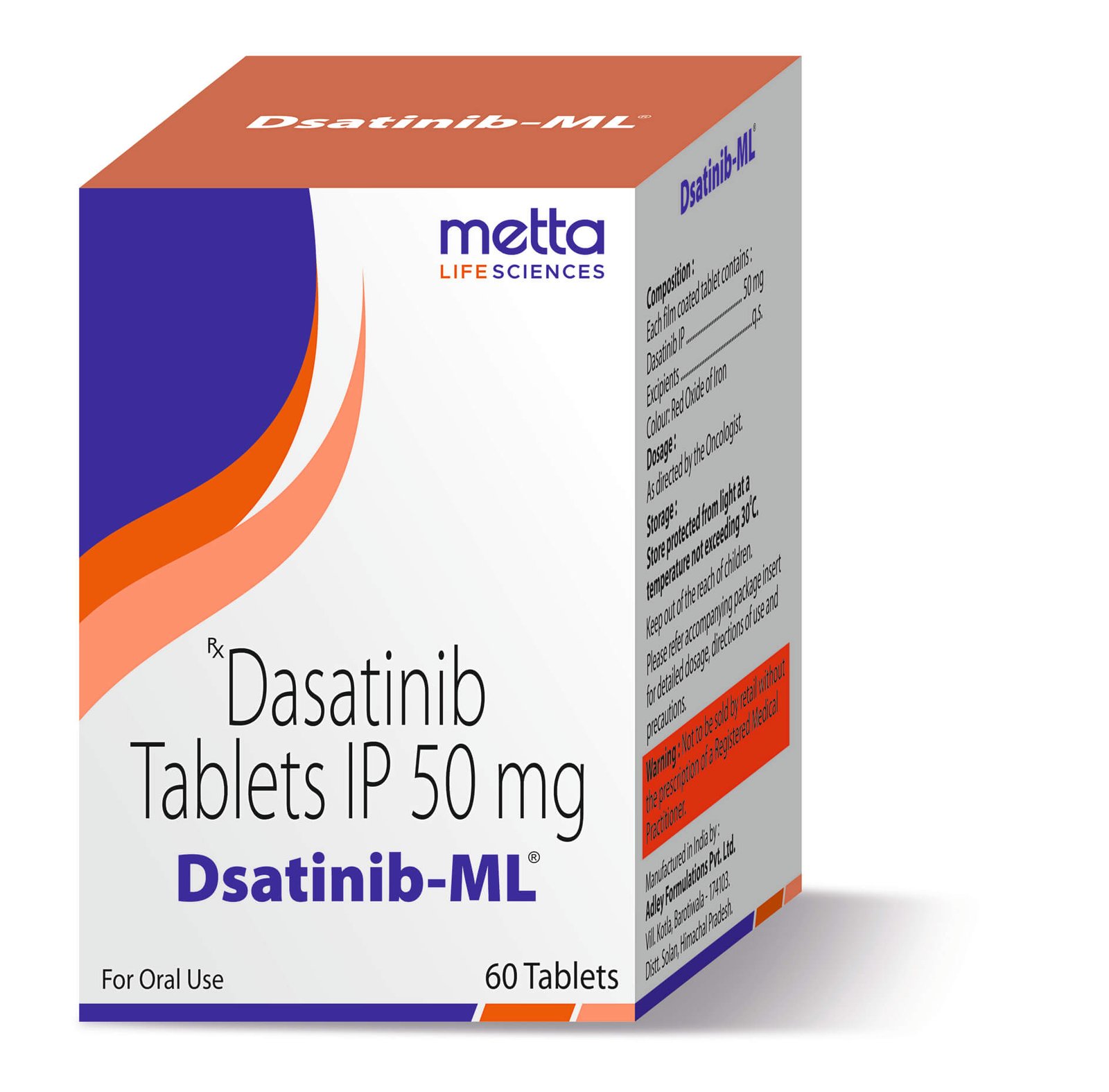 Dsatinib ML 50mg Tablet