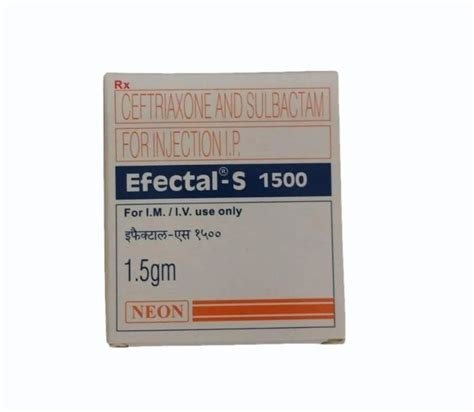 Efectal S 1.5gm Injection