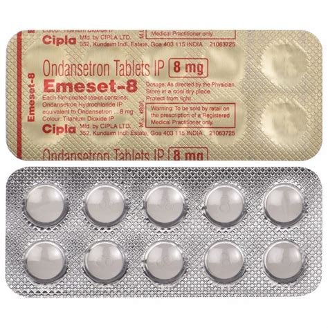 Emeset 8mg Tablet