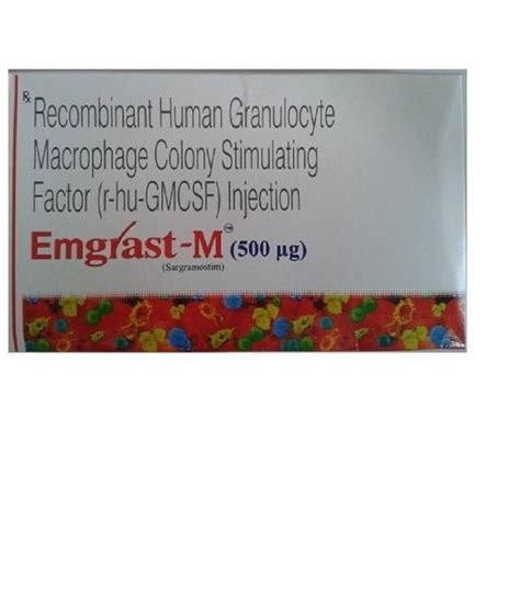 Emgrast M 500mcg Injection