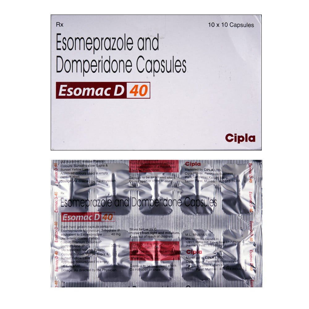 Esomac D 40mg Capsule