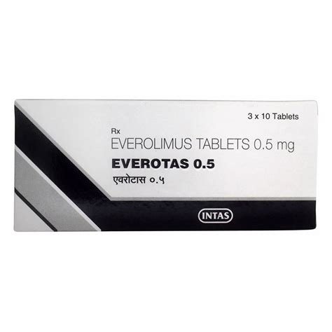 Everotas 0.5mg Tablet