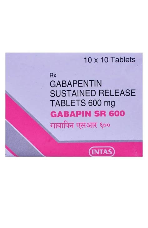 Gabapin SR 600mg Tablet