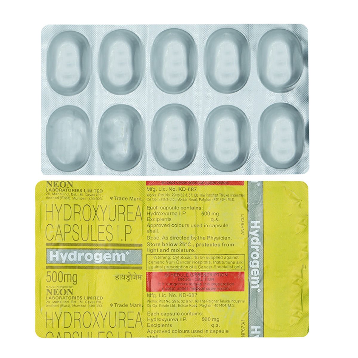 Hydrogem 500mg Capsule