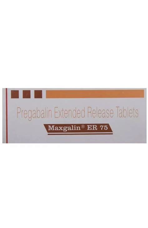 Maxgalin ER 75mg Tablet