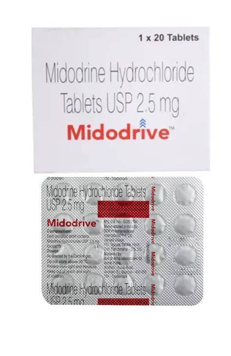 Midodrive 2.5mg Tablet