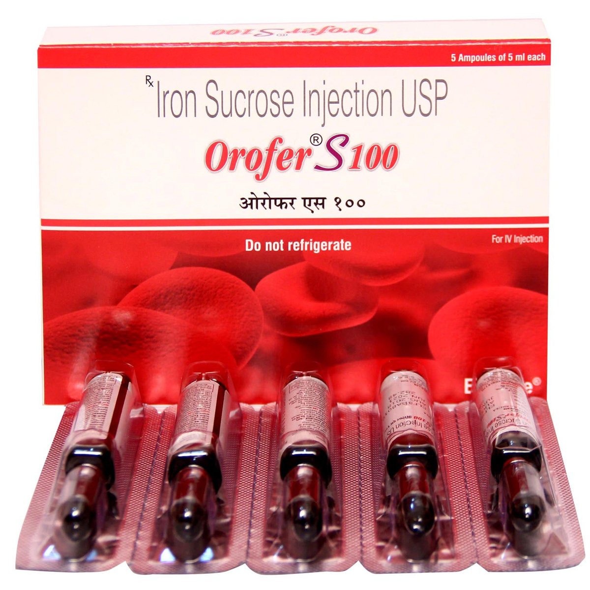 Orofer S 100mg Injection