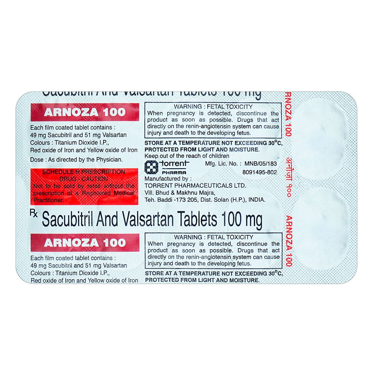 Arnoza 100mg Tablet