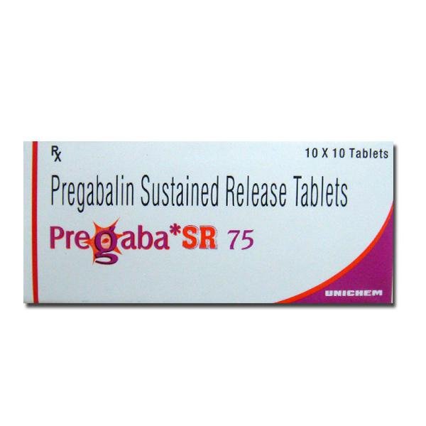 Pregaba SR 75mg Tablet