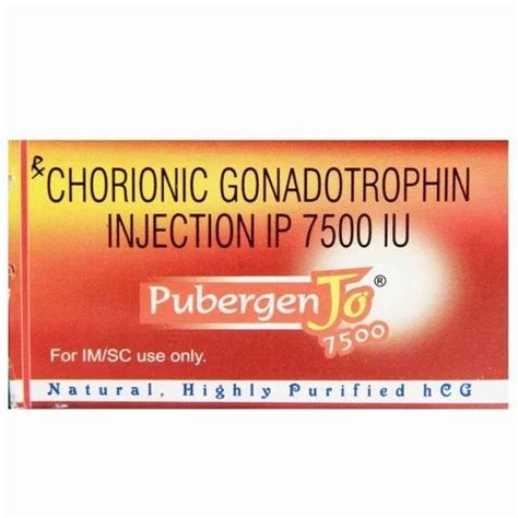 Pubergen JO 7500IU Injection