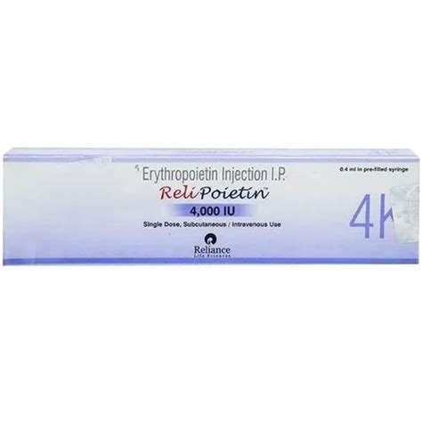 Relipoietin 4000 IU Injection