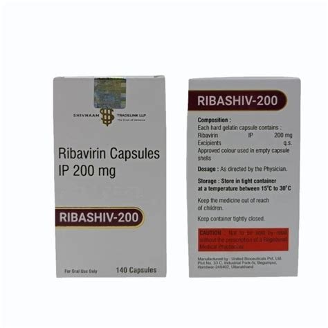 Ribashiv 200mg Capsule