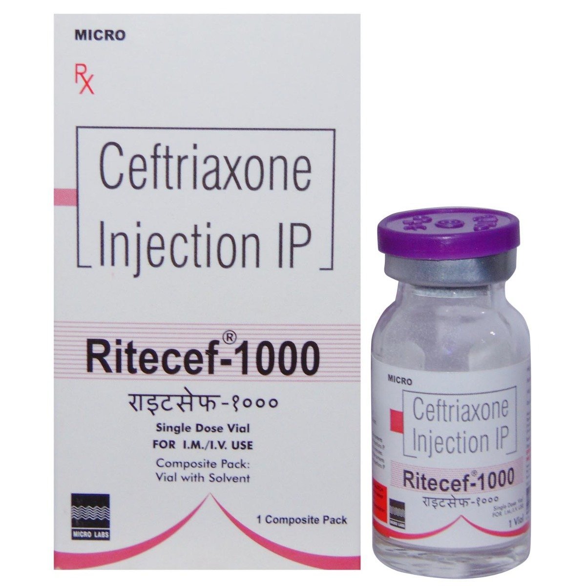 Ritecef 1gm Injection