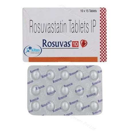 Rosuvas 10mg Tablet