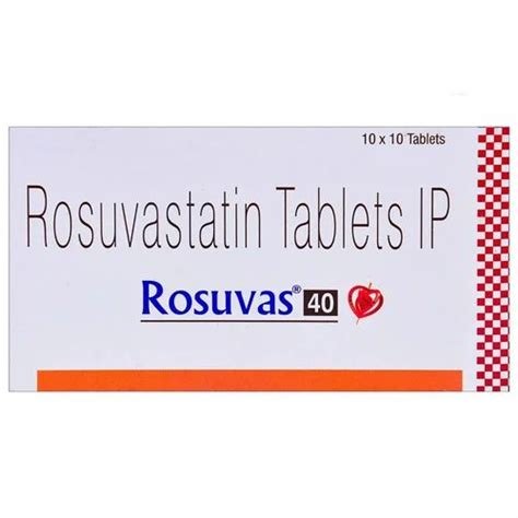 Rosuvas 40mg Tablet