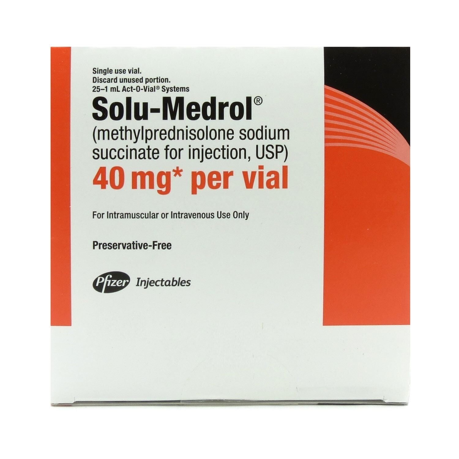 Solu Medrol 40mg Injection