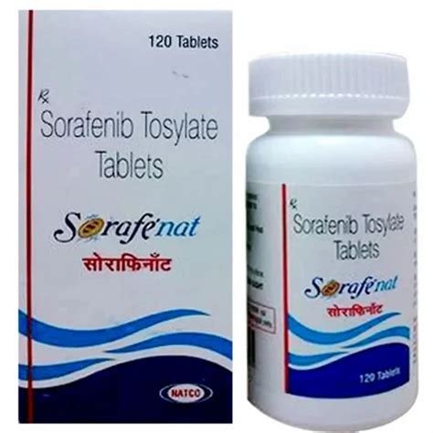 Sorafenat 200mg Tablet 120's