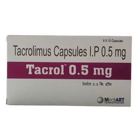 Tacrol 0.50mg Capsule