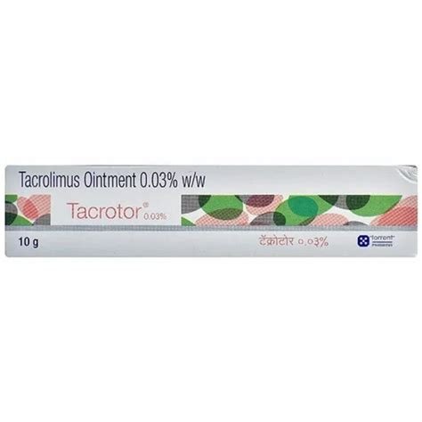 Tacrotor 0.03% Ointment 10gm
