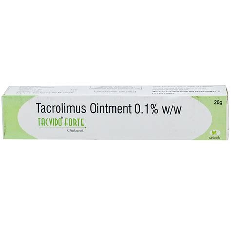 Tacvido Forte 0.1% Ointment 20gm