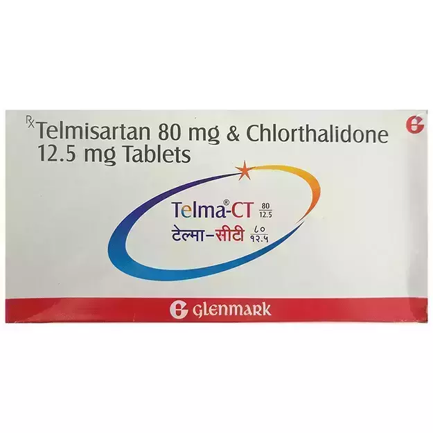 Telma CT 80mg/12.5mg Tablet