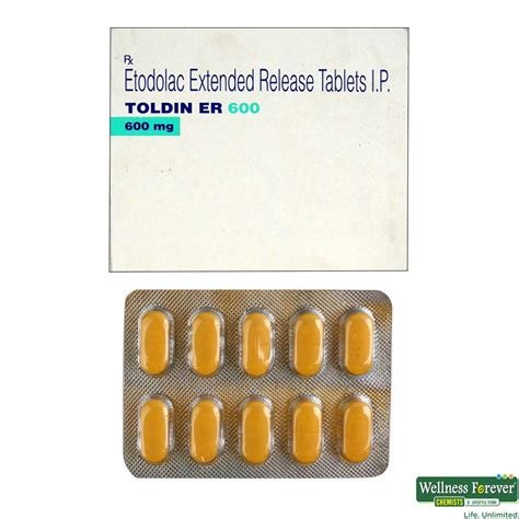 Toldin ER 600mg Tablet