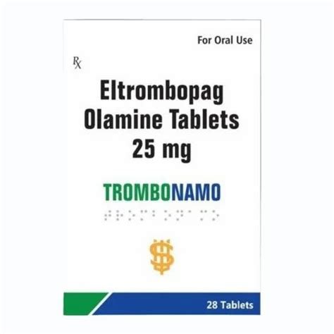 Trombonamo 25mg Tablet