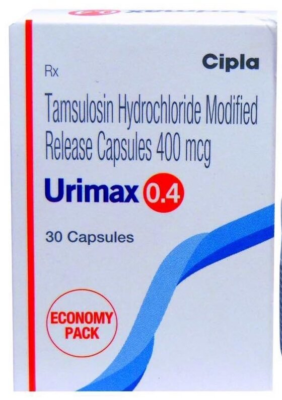 Urimax 0.4mg Capsule 30's