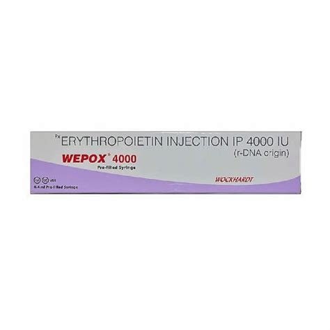 Wepox 4000 IU Injection