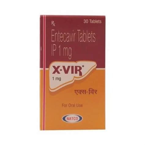 X VIR 1mg Tablet