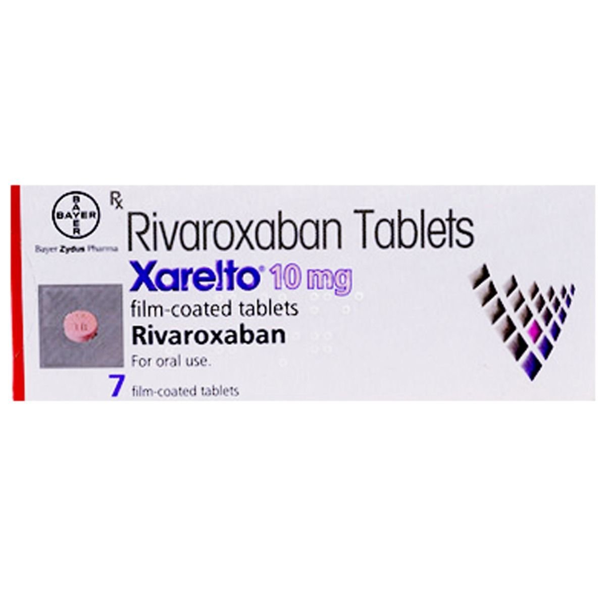 Xarelto 10mg Tablet 7's