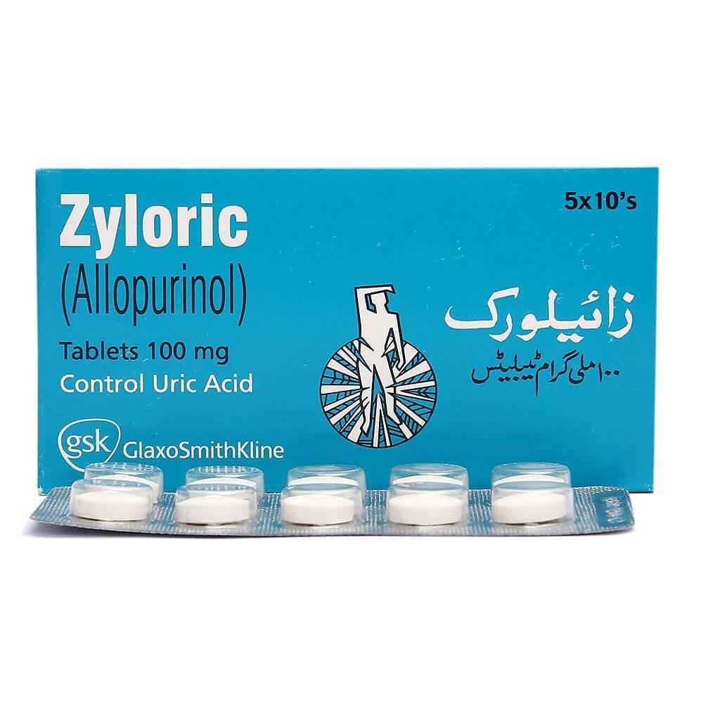 Zyloric 100mg Tablet