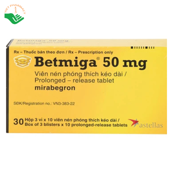 Betmiga 50mg Tablet