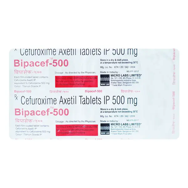 Bipacef 500mg Tablet