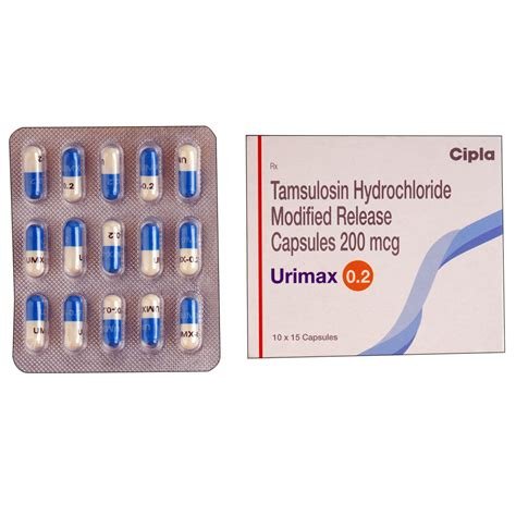Urimax 0.2mg Capsule